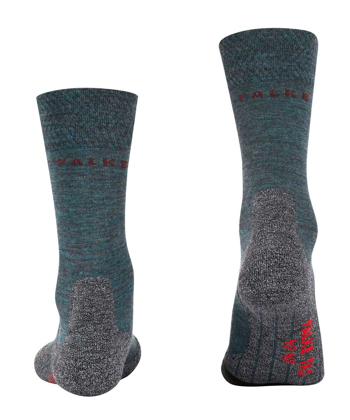 Falke TK2 Explore Melange Trekking Socks Zokni Férfi Zöld | SUOF-93871