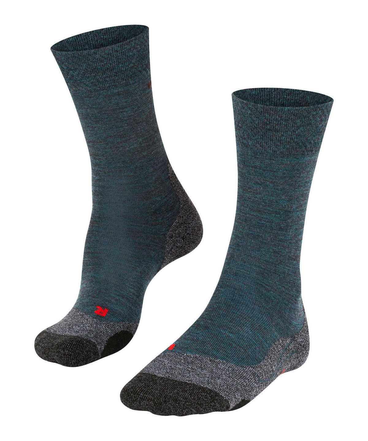 Falke TK2 Explore Melange Trekking Socks Zokni Férfi Zöld | SUOF-93871