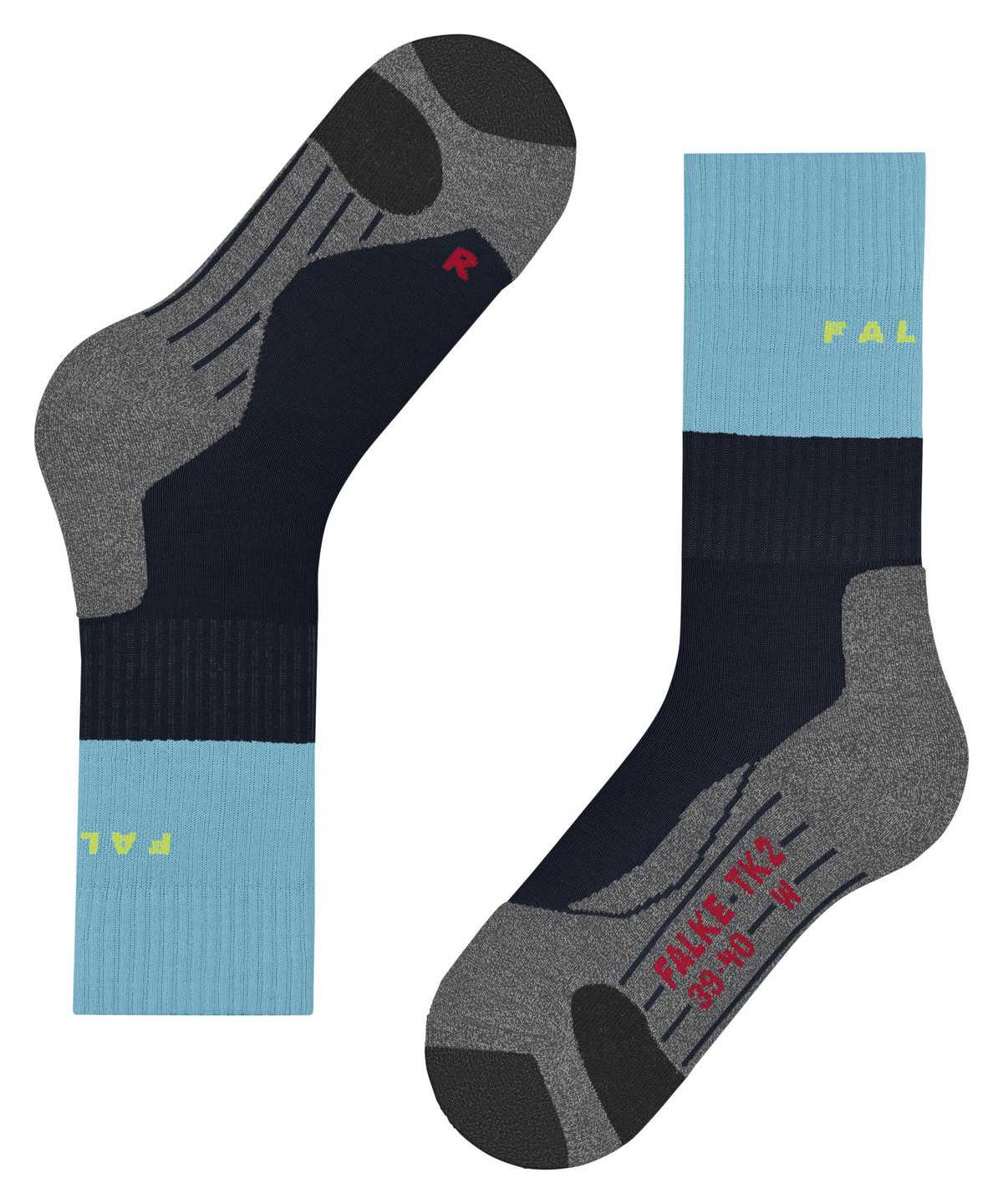 Falke TK2 Explore Trekking Socks Sports Socks Női Kék | RNZG-31549