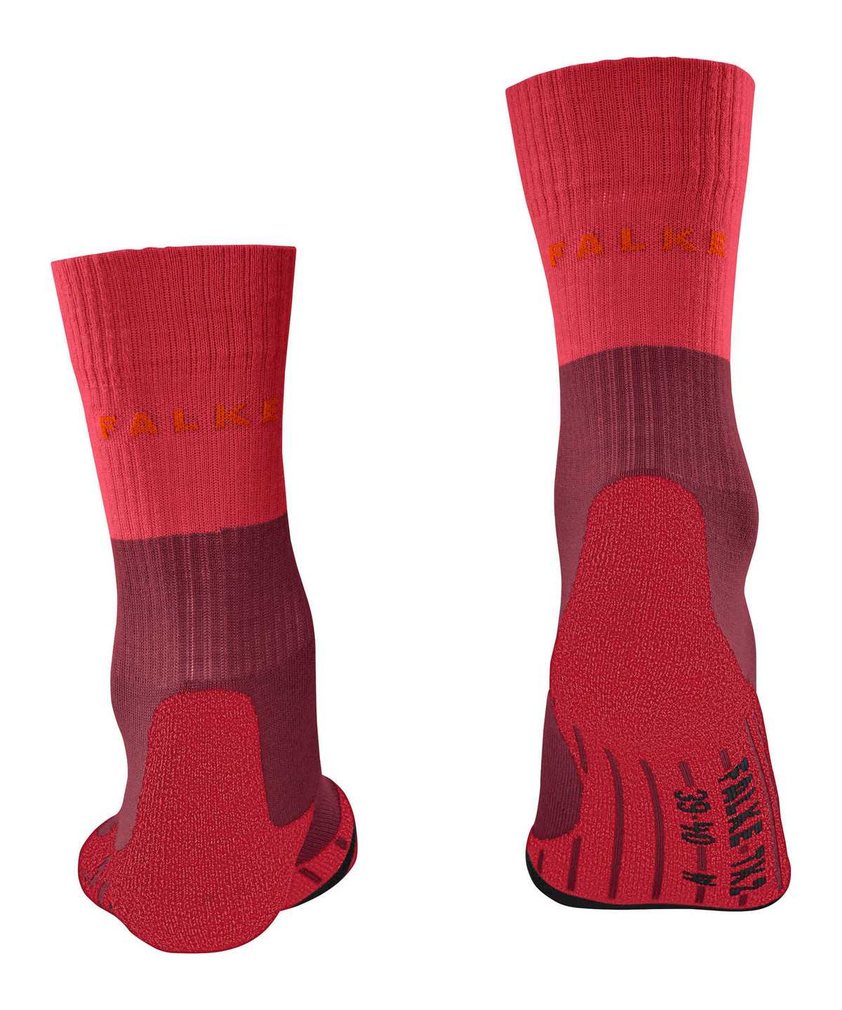 Falke TK2 Explore Trekking Socks Sports Socks Női Piros | OARS-04259