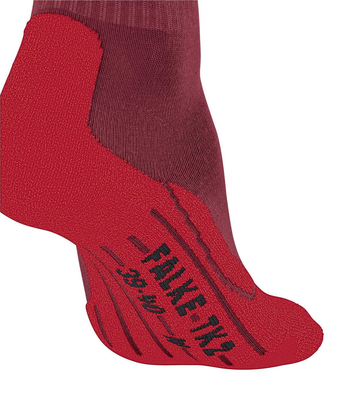 Falke TK2 Explore Trekking Socks Sports Socks Női Piros | OARS-04259