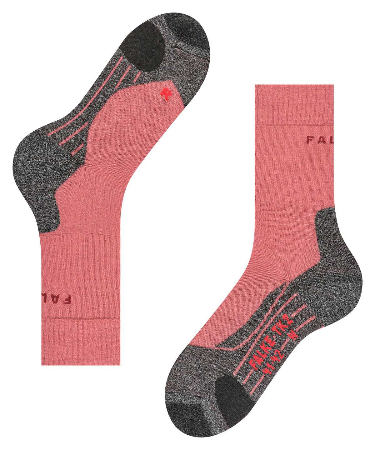 Falke TK2 Explore Trekking Socks Sports Socks Női Piros | JSEV-98756