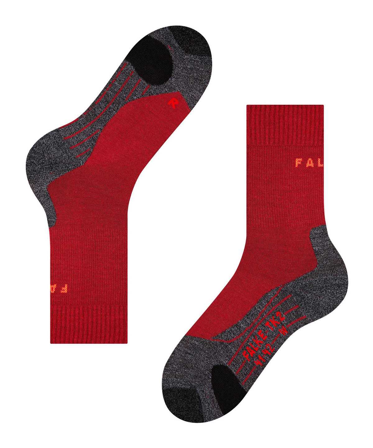 Falke TK2 Explore Trekking Socks Sports Socks Női Piros | UNHB-20167