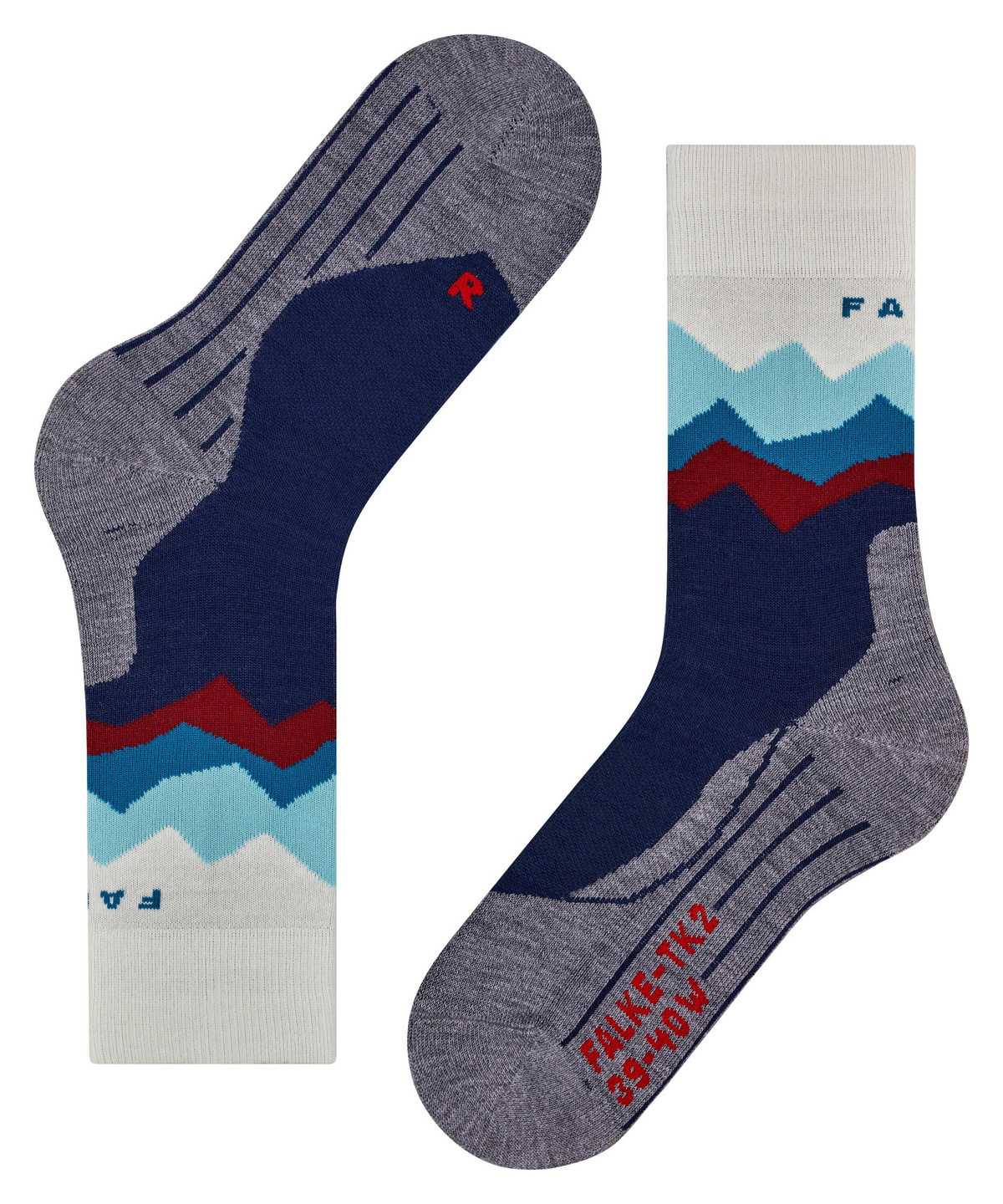 Falke TK2 Explore Trekking Socks Sports Socks Női Kék | ENFC-08136