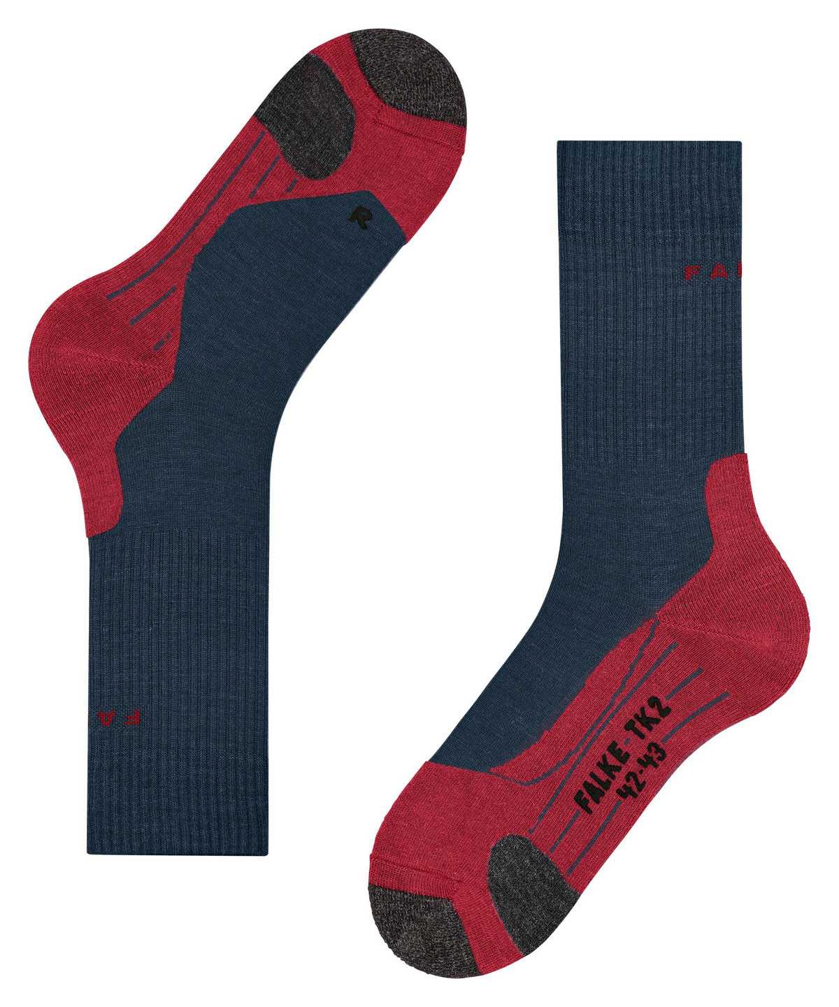 Falke TK2 Explore Trekking Socks Zokni Férfi Kék | ATEY-45196