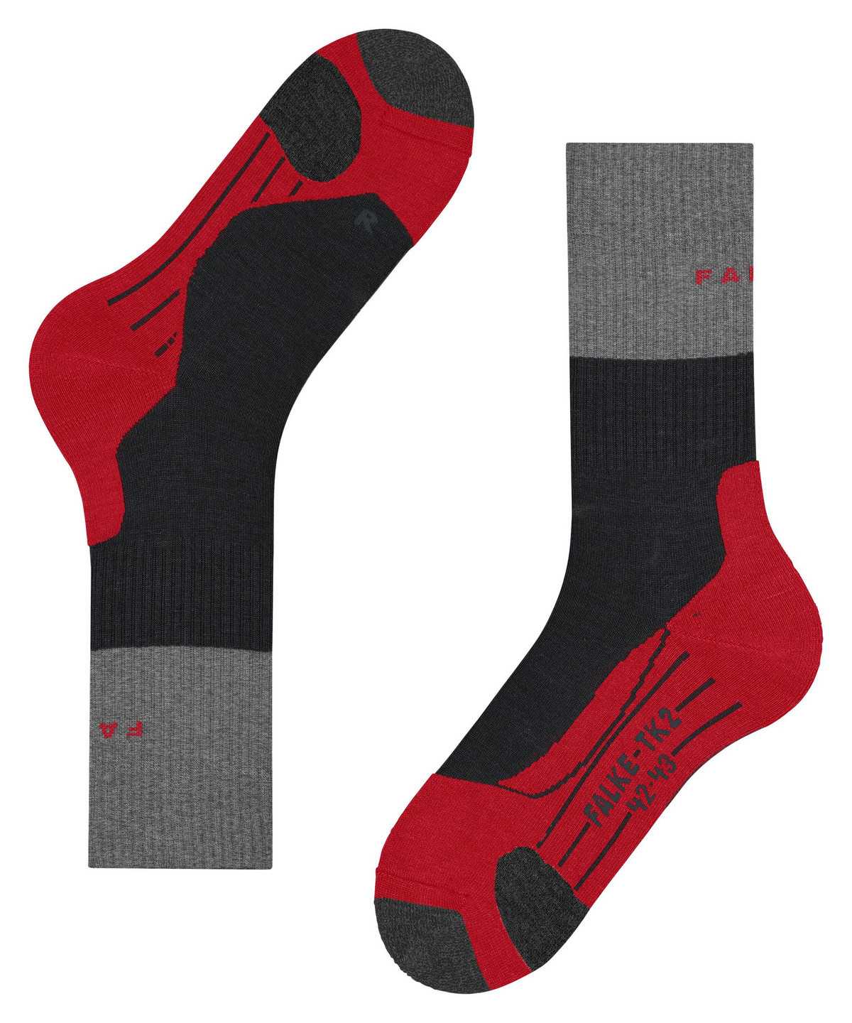 Falke TK2 Explore Trekking Socks Zokni Férfi Fekete | QYBK-39045