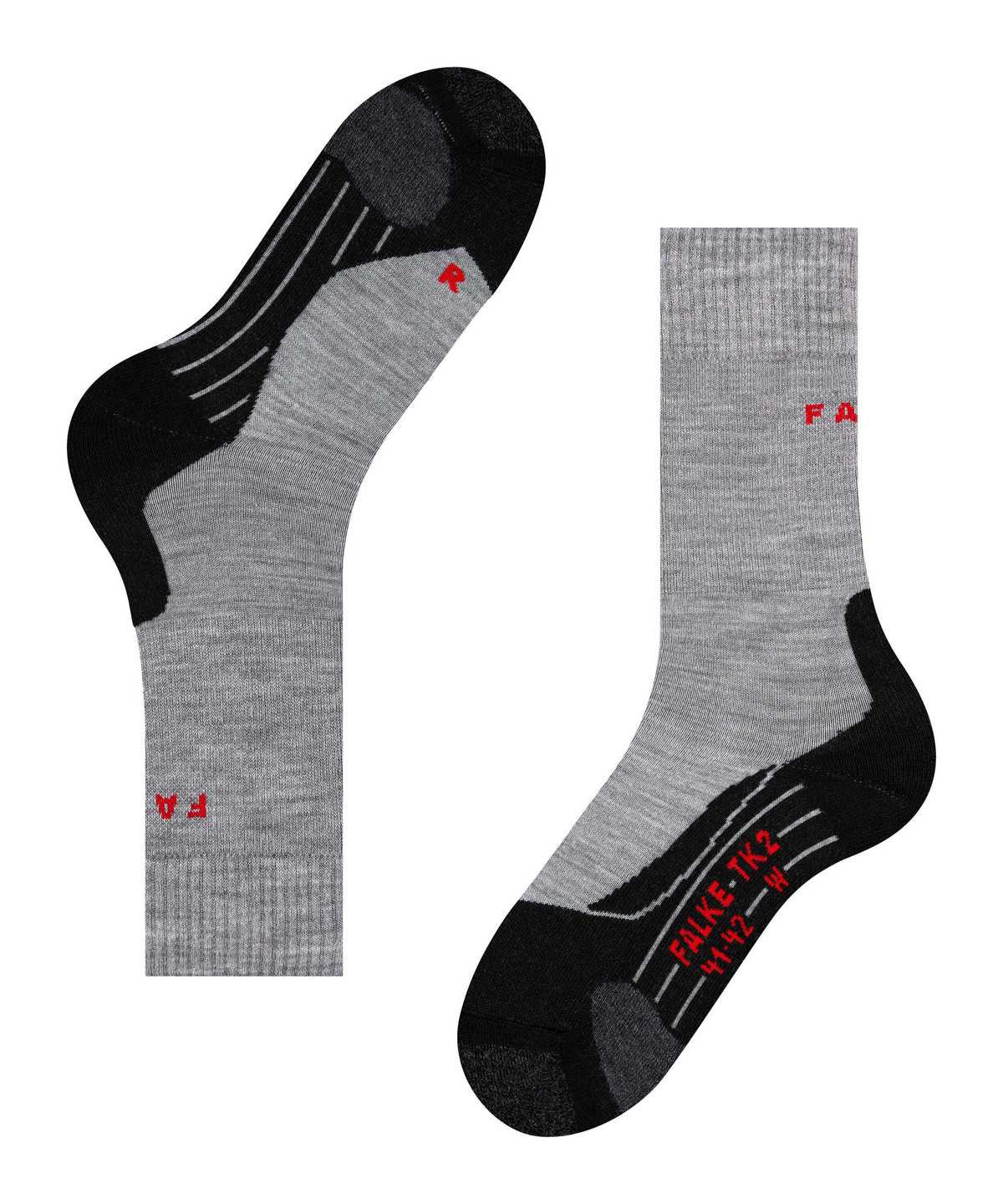 Falke TK2 Explore Trekking Socks Zokni Férfi Szürke | OYWK-24951