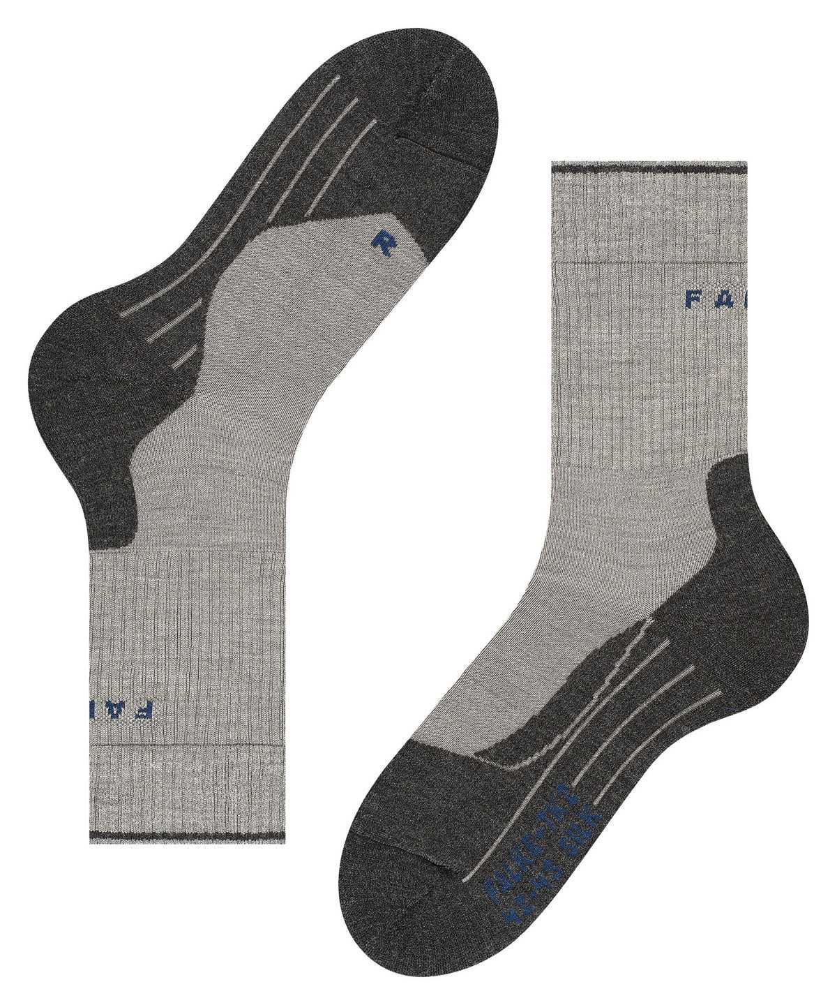 Falke TK2 Explore Wool Silk Trekking Socks Sports Socks Női Szürke | VYAS-23196