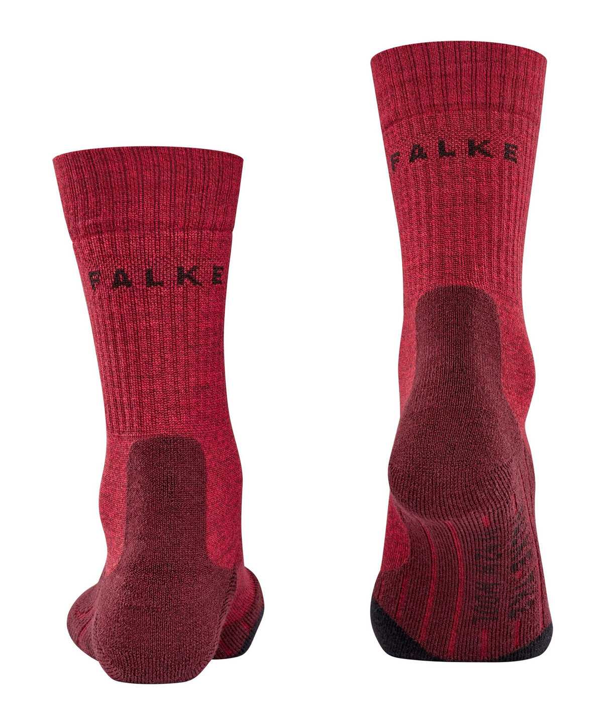 Falke TK2 Explore Wool Trekking Socks Sports Socks Női Piros | KFGJ-30261