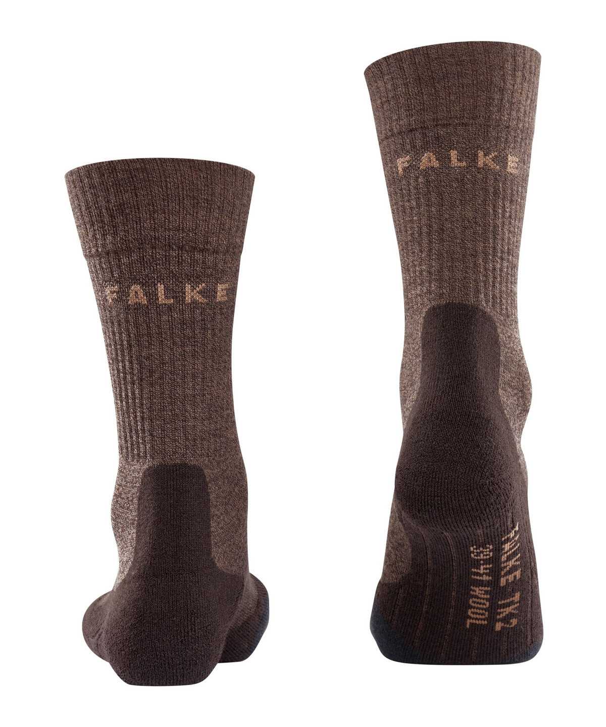 Falke TK2 Explore Wool Trekking Socks Zokni Férfi Barna | IGMN-25431