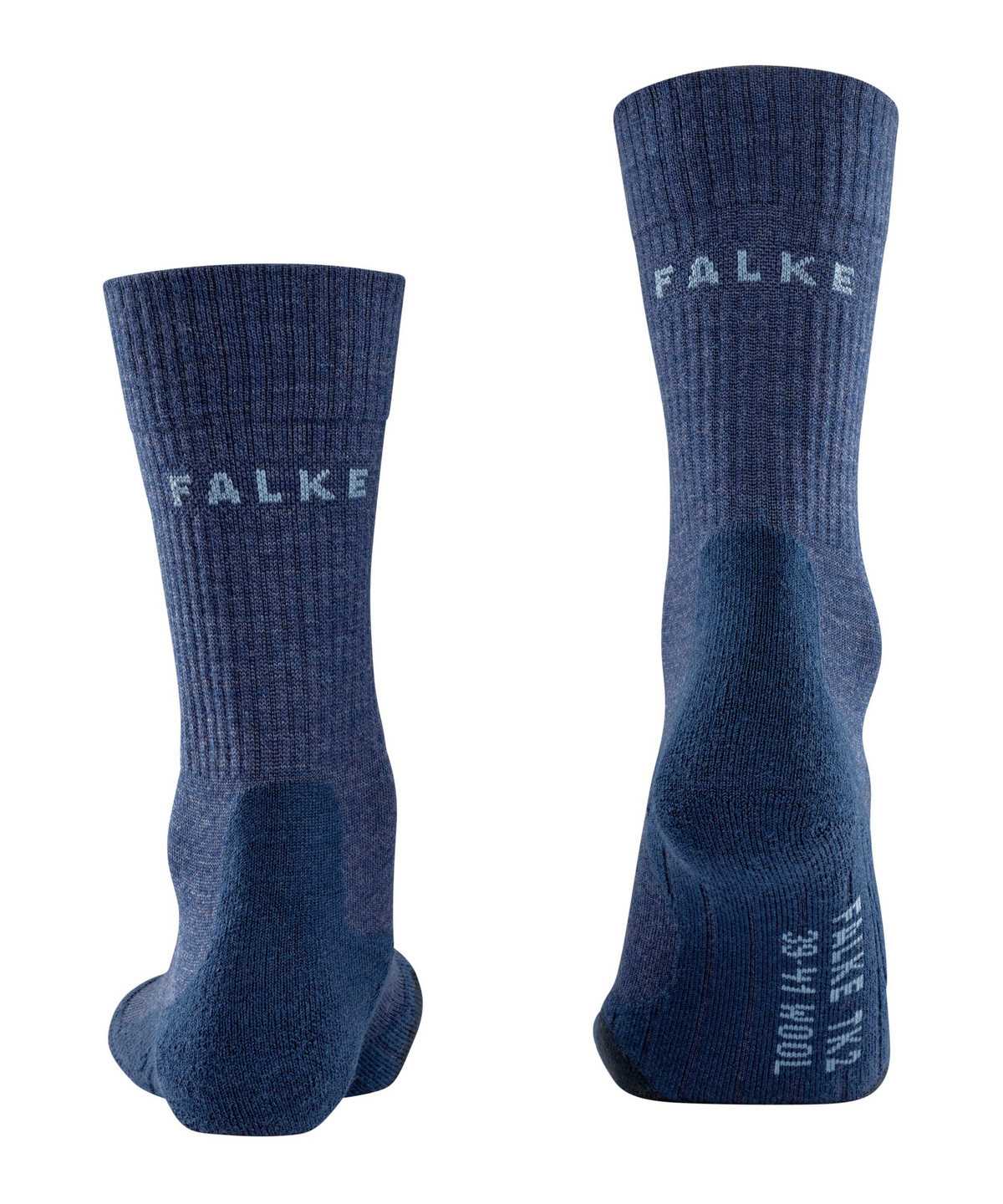 Falke TK2 Explore Wool Trekking Socks Zokni Férfi Kék | CDOE-90382