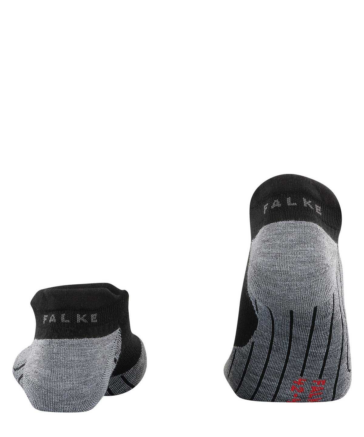 Falke TK5 Wander Invisible Trekking Invisibles No Show Socks Férfi Fekete | IJEP-37562