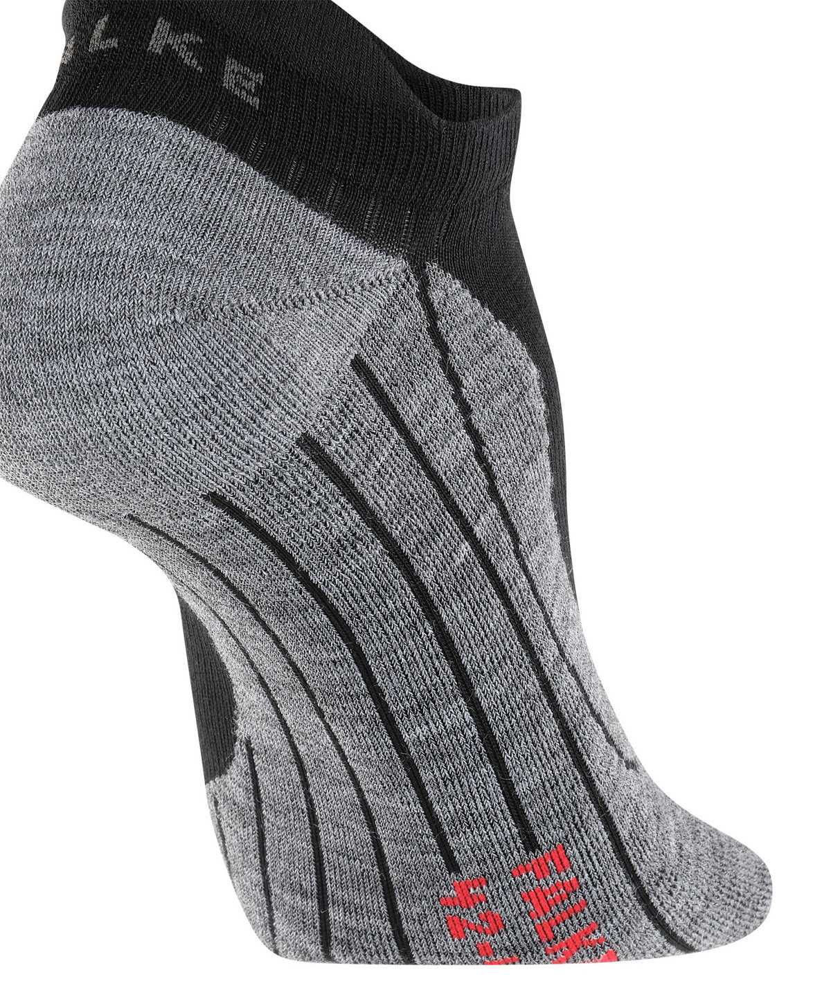 Falke TK5 Wander Invisible Trekking Invisibles No Show Socks Férfi Fekete | IJEP-37562