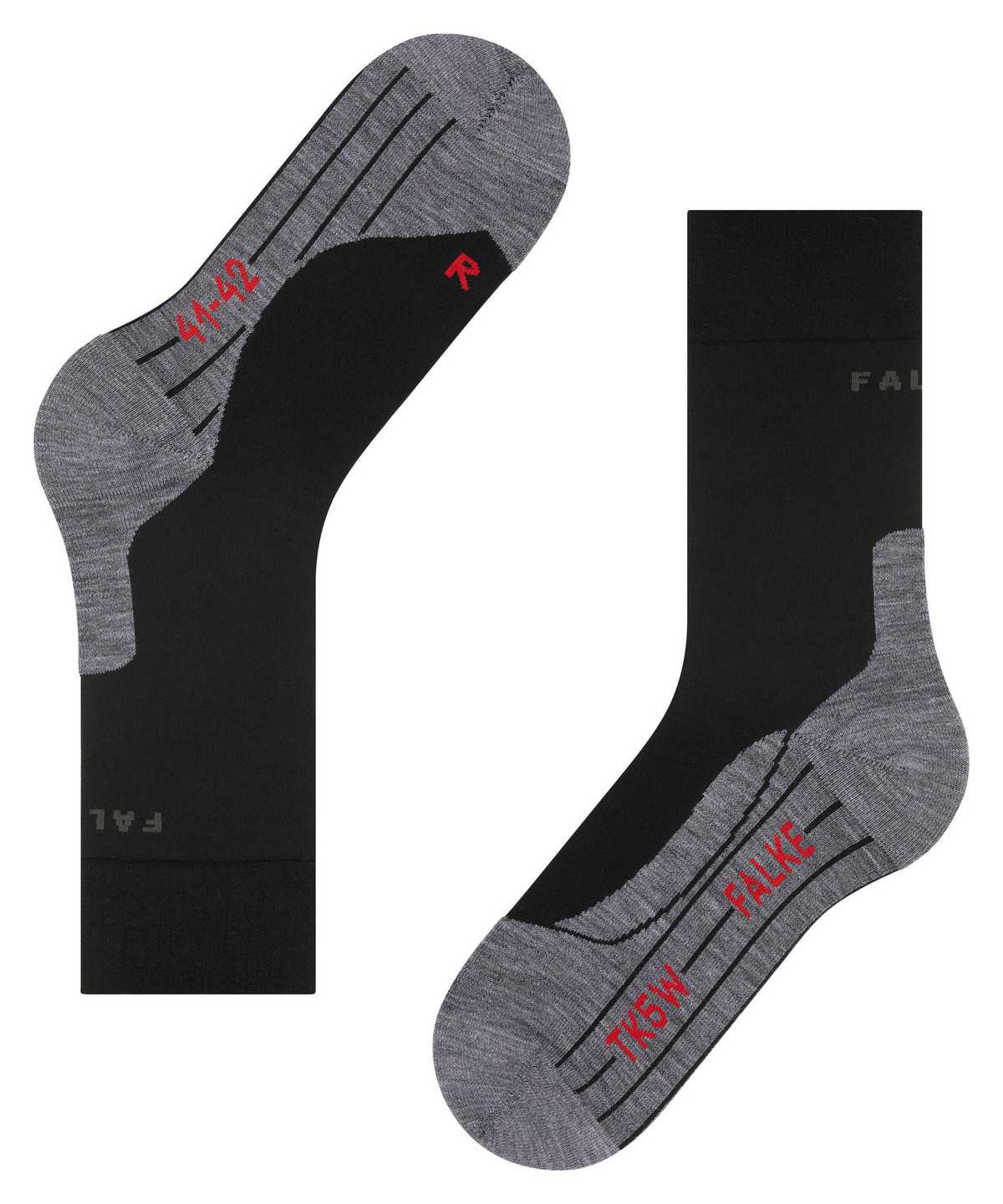 Falke TK5 Wander Trekking Socks Zokni Férfi Fekete | HXRI-52371