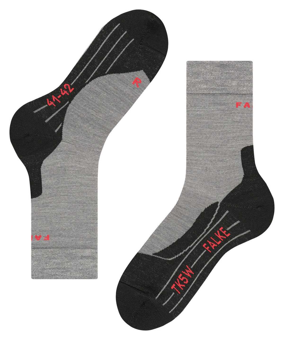 Falke TK5 Wander Trekking Socks Zokni Férfi Szürke | NHZO-36490