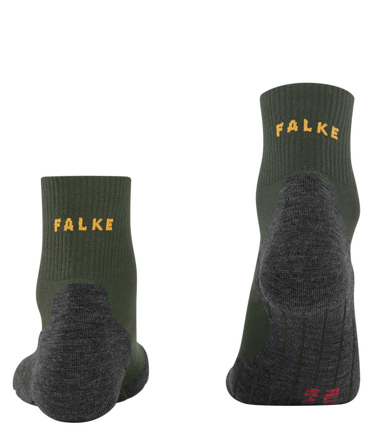 Falke TK5 Wander Wool Short Trekking Short sock Sports Socks Női Zöld | PSET-48137