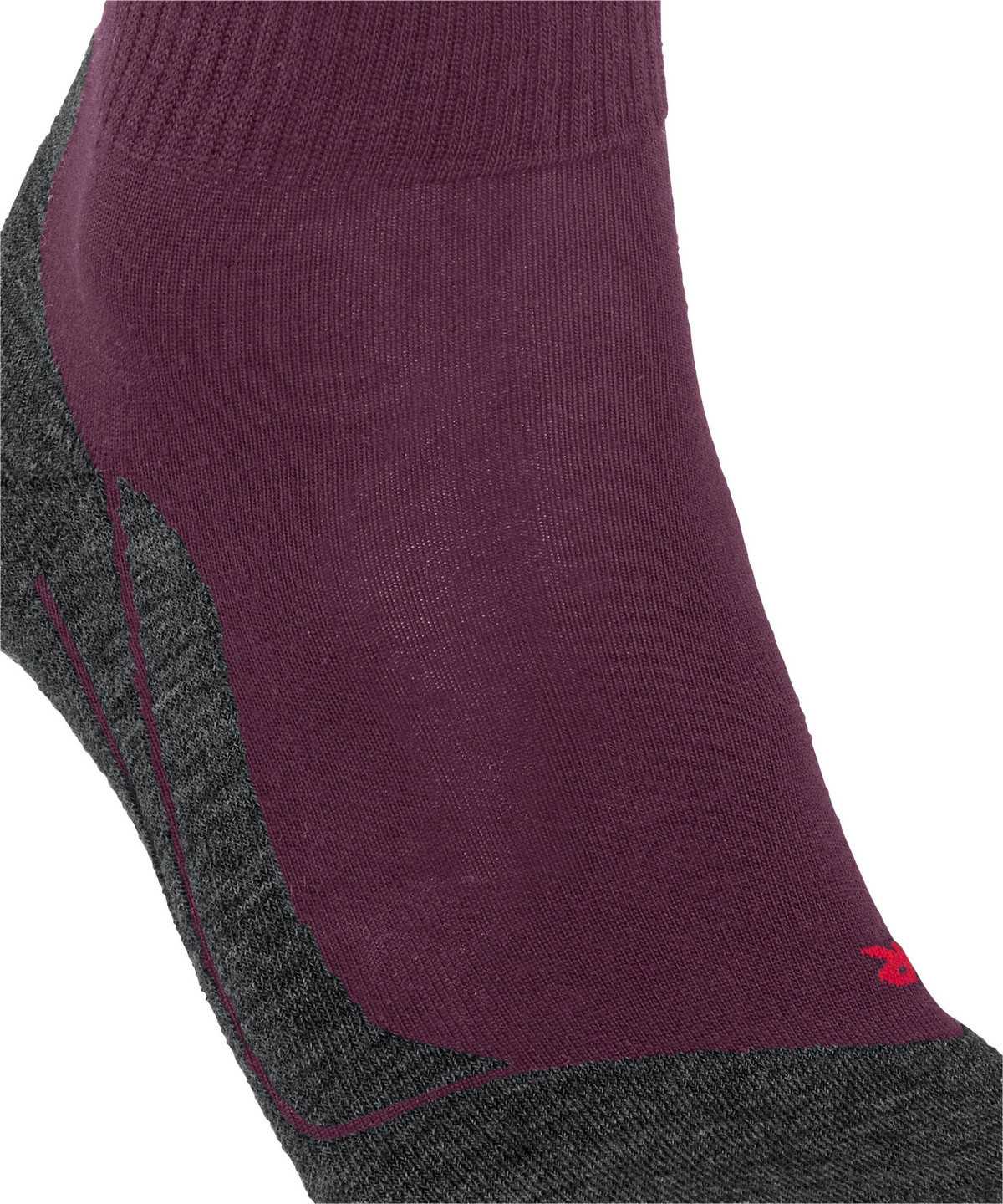 Falke TK5 Wander Wool Short Trekking Short sock Sports Socks Női Piros | CXDV-58139