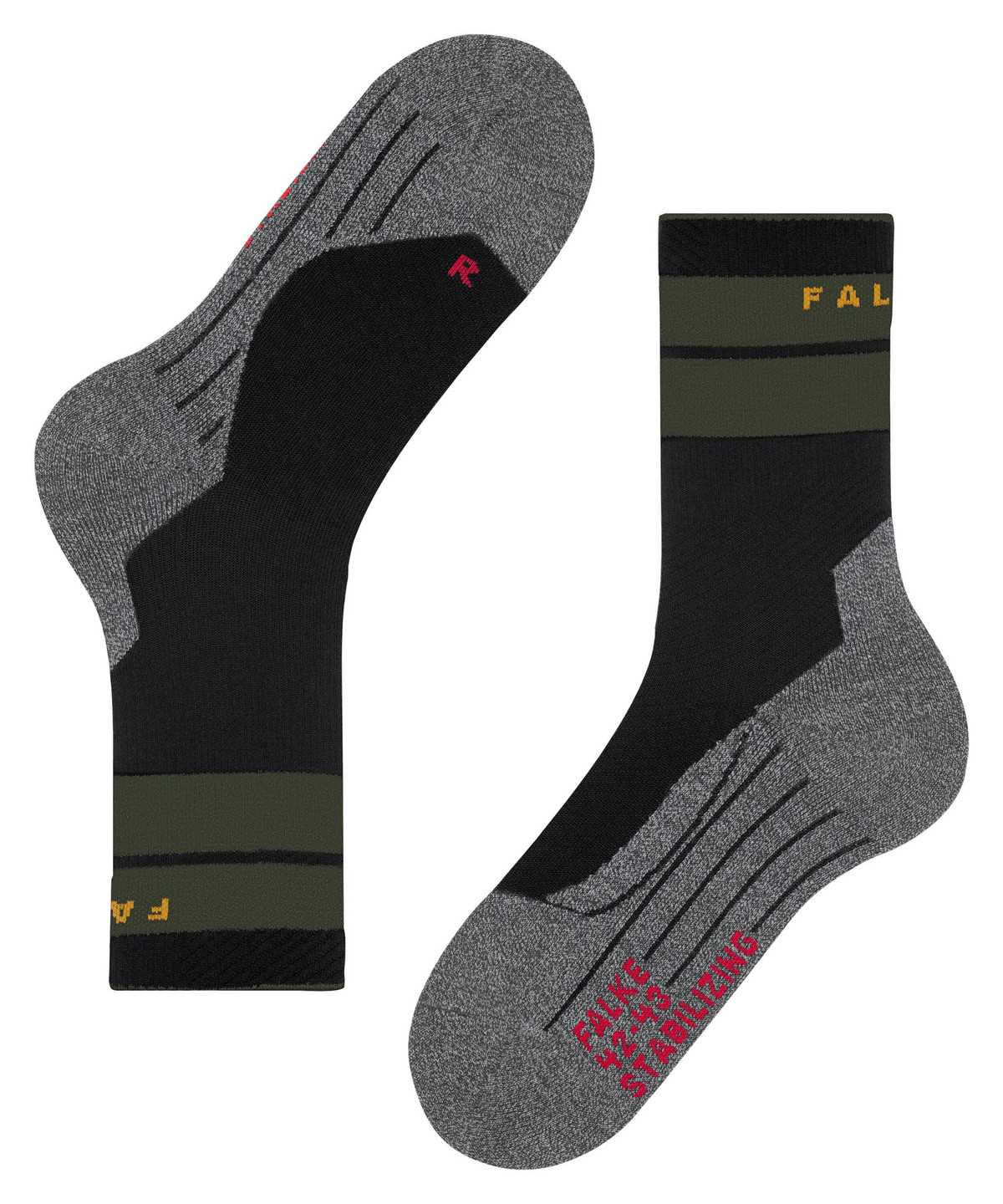 Falke TK Stabilizing Trekking Socks Sports Socks Női Fekete | SORT-95238