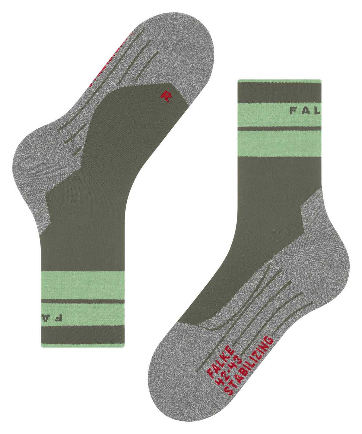 Falke TK Stabilizing Trekking Socks Sports Socks Női Zöld | YBPR-28051