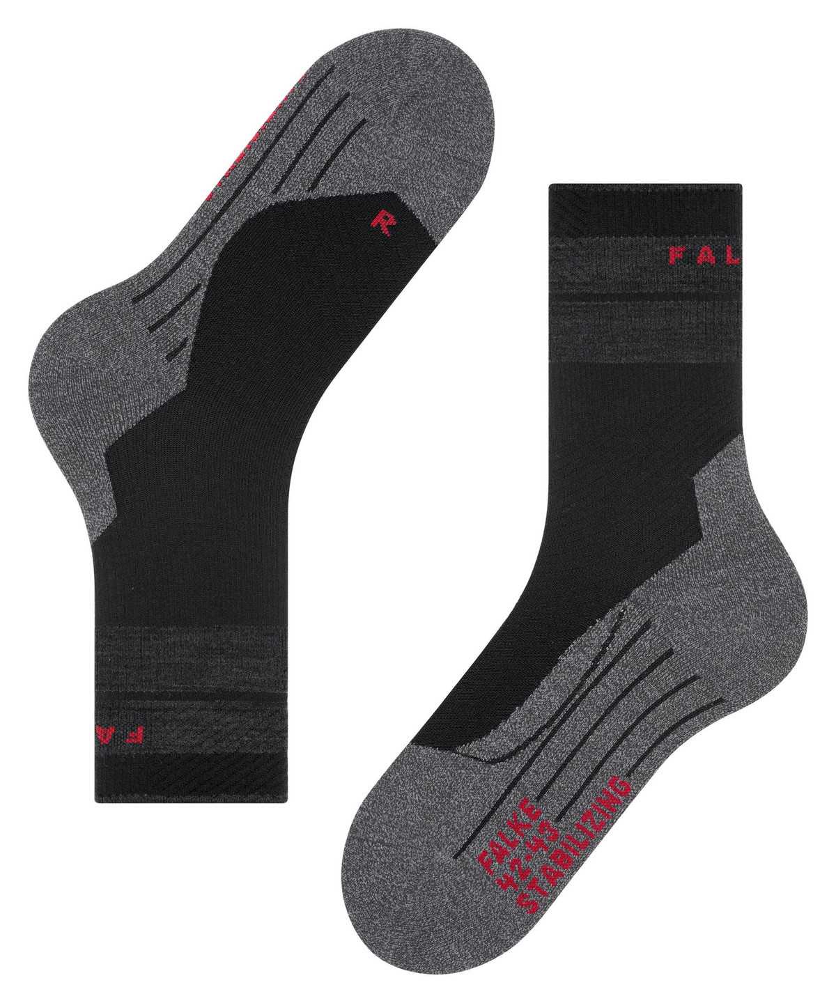 Falke TK Stabilizing Trekking Socks Sports Socks Női Fekete | PRHB-48602