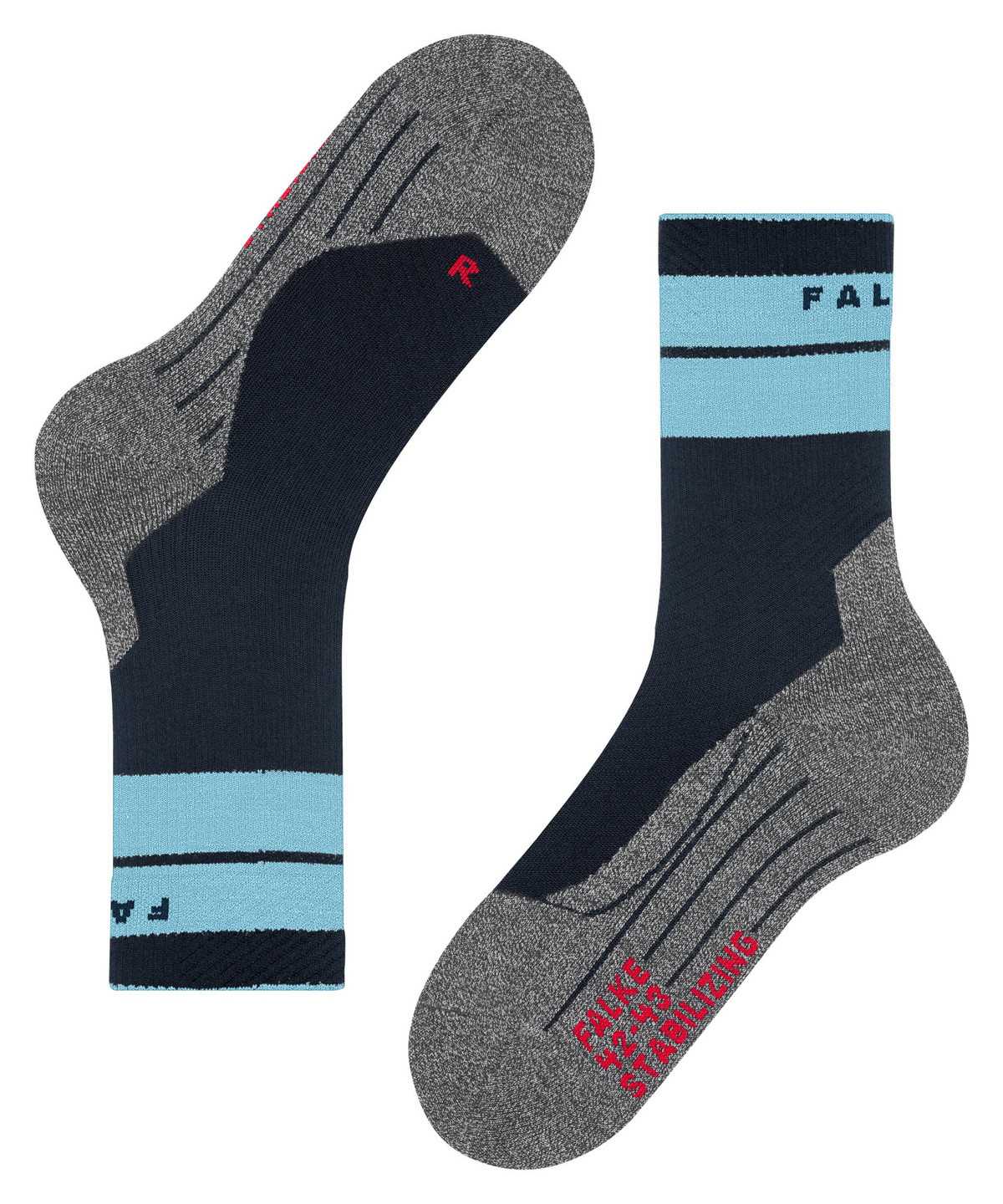 Falke TK Stabilizing Trekking Socks Zokni Férfi Kék | JWFY-57683