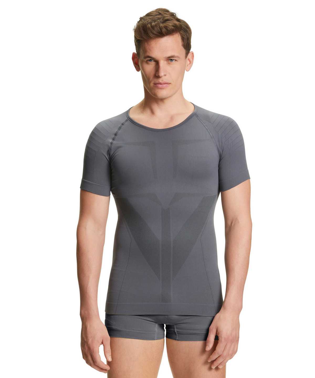 Falke T-Shirt Warm Rövid Ujjú Ing Férfi Fekete | IAMX-31469