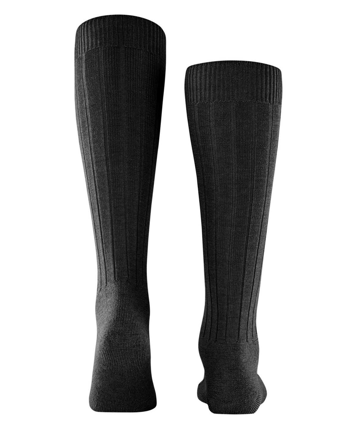 Falke Teppich im Schuh Knee-high Socks Zokni Férfi Fekete | FGIQ-56019