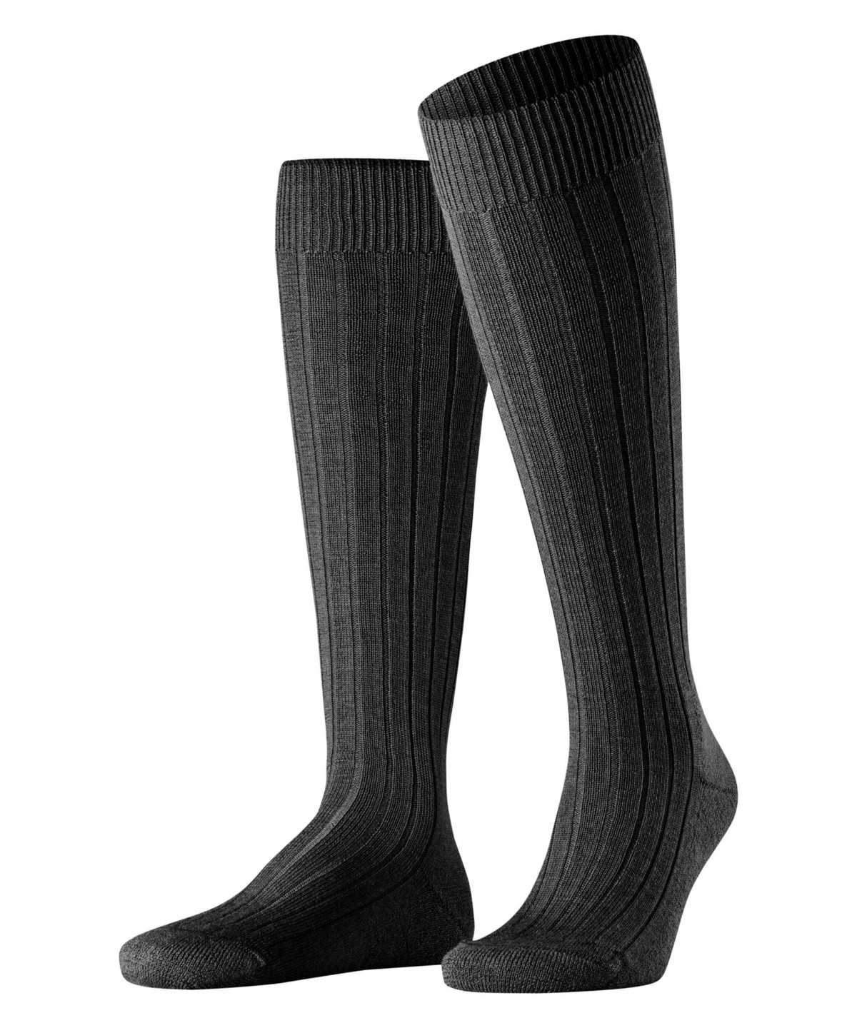 Falke Teppich im Schuh Knee-high Socks Zokni Férfi Fekete | FGIQ-56019