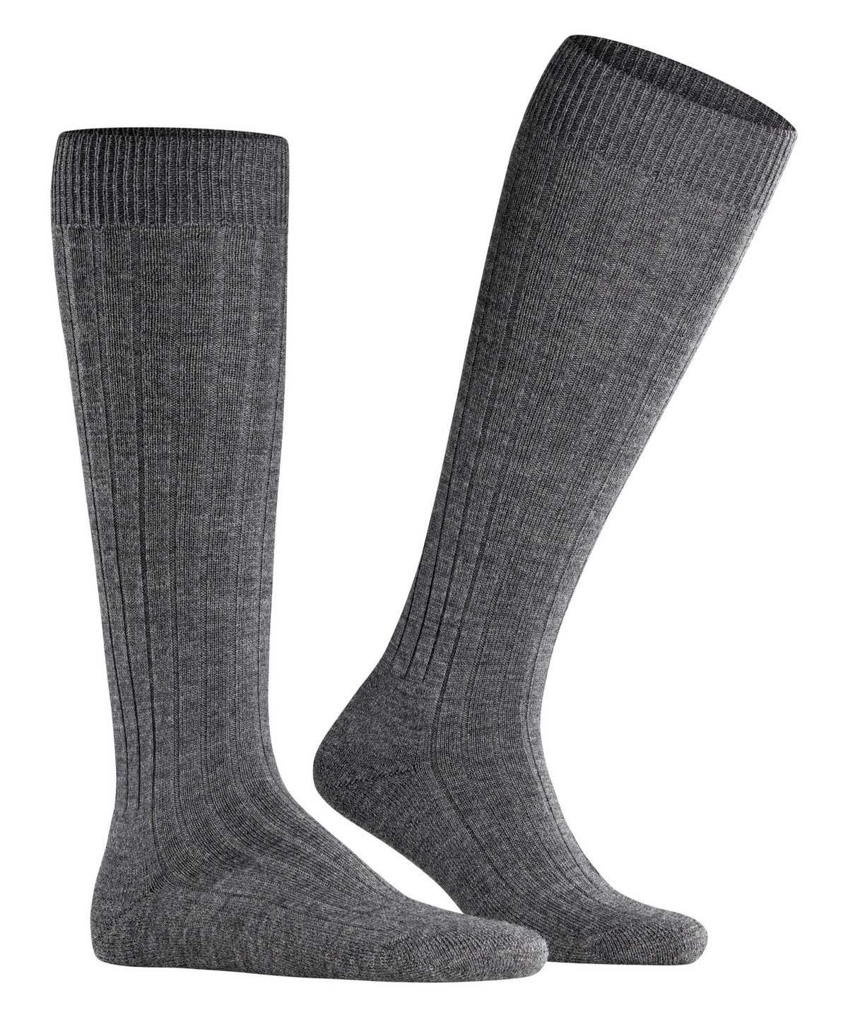 Falke Teppich im Schuh Knee-high Socks Zokni Férfi Szürke | VCMF-32174