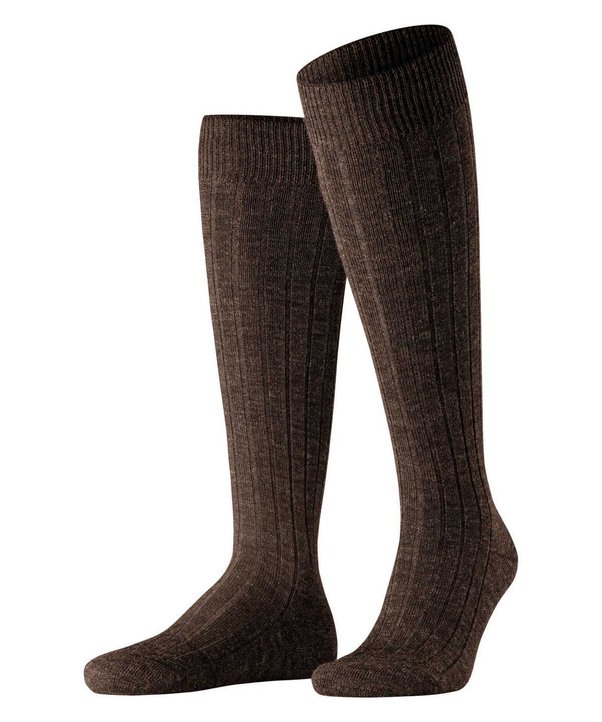 Falke Teppich im Schuh Knee-high Socks Zokni Férfi Barna | VWDM-75640