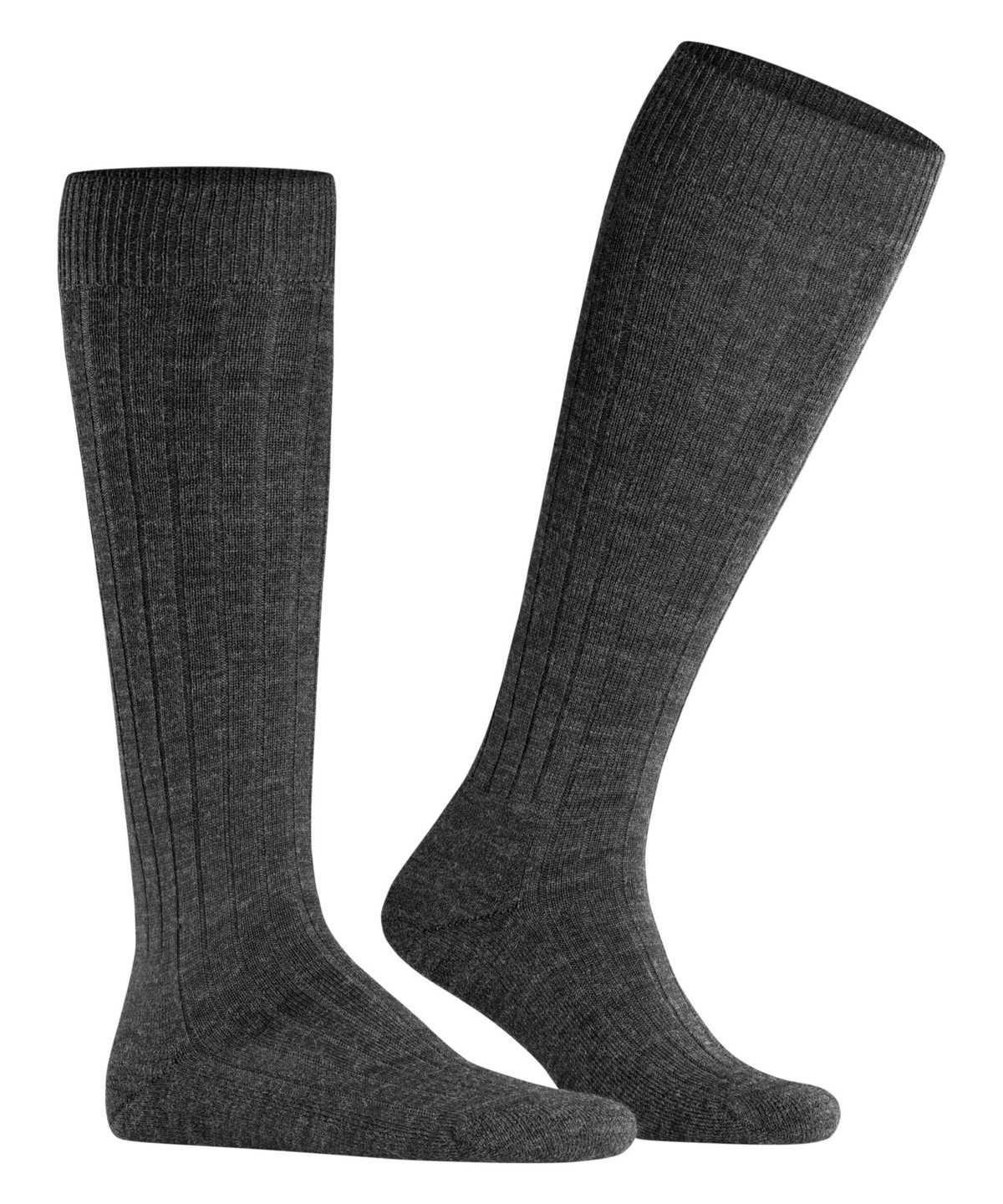 Falke Teppich im Schuh Knee-high Socks Zokni Férfi Szürke | MEKQ-36791