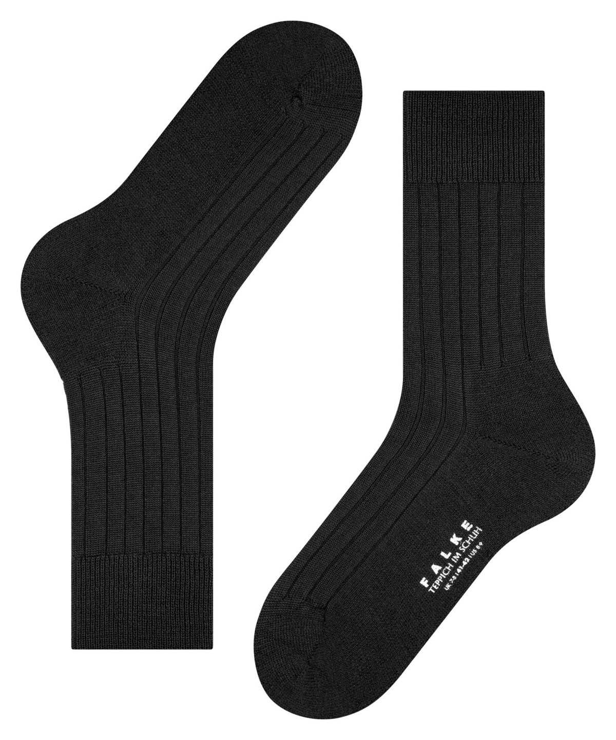 Falke Teppich im Schuh Socks Zokni Férfi Fekete | SMYH-92084