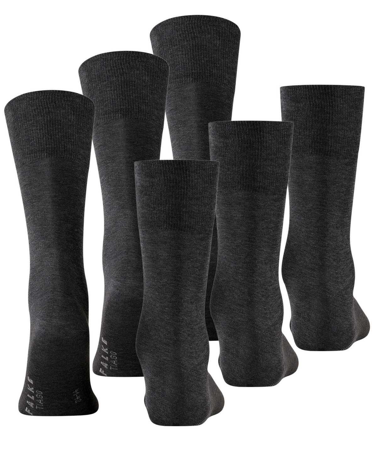 Falke Tiago 3-Pack Socks Zokni Férfi Szürke | VHEB-02671