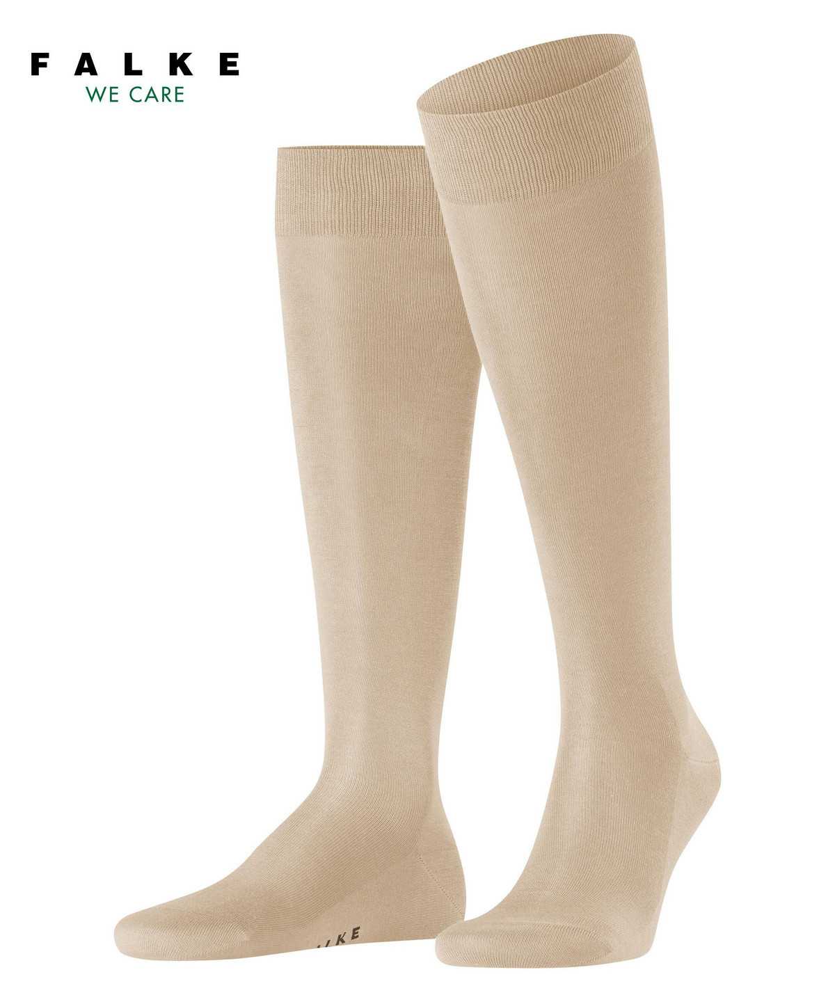 Falke Tiago Knee-high Socks Zokni Férfi Bézs | BRYK-74562