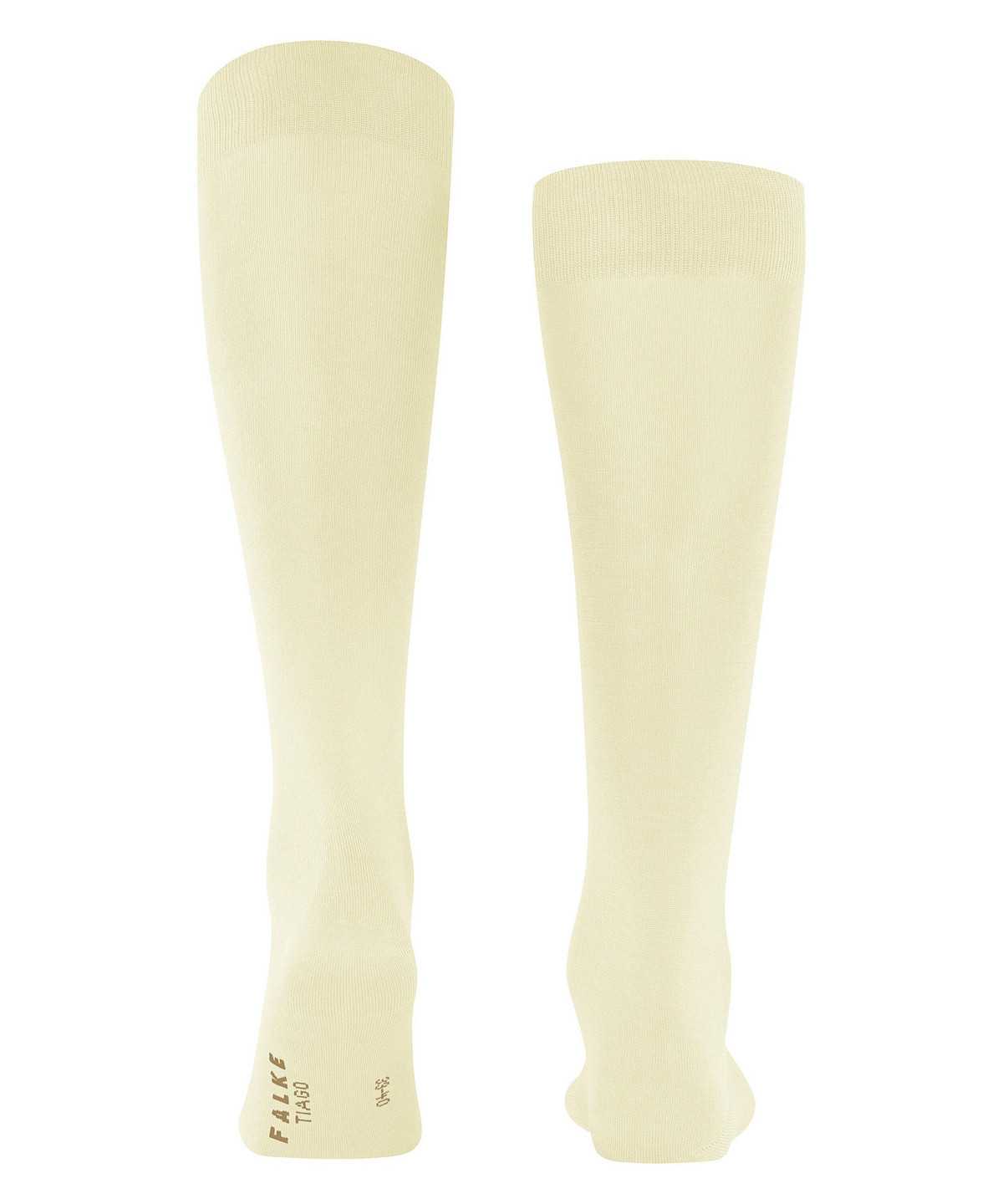 Falke Tiago Knee-high Socks Zokni Férfi Bézs | SAGL-49526