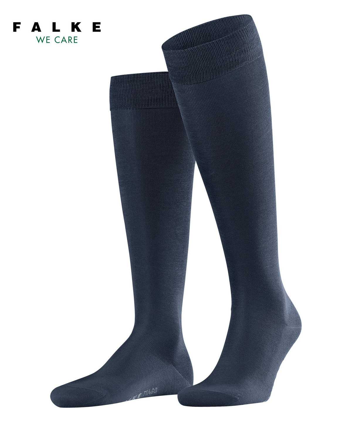 Falke Tiago Knee-high Socks Zokni Férfi Kék | SQWA-74236