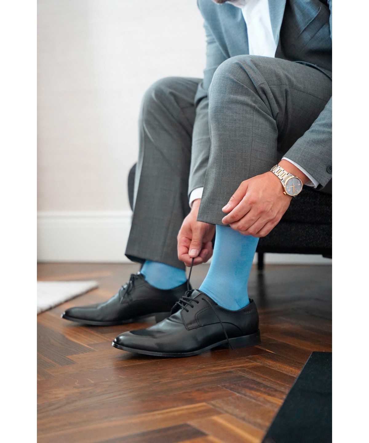 Falke Tiago Socks Zokni Férfi Kék | ORAL-64109