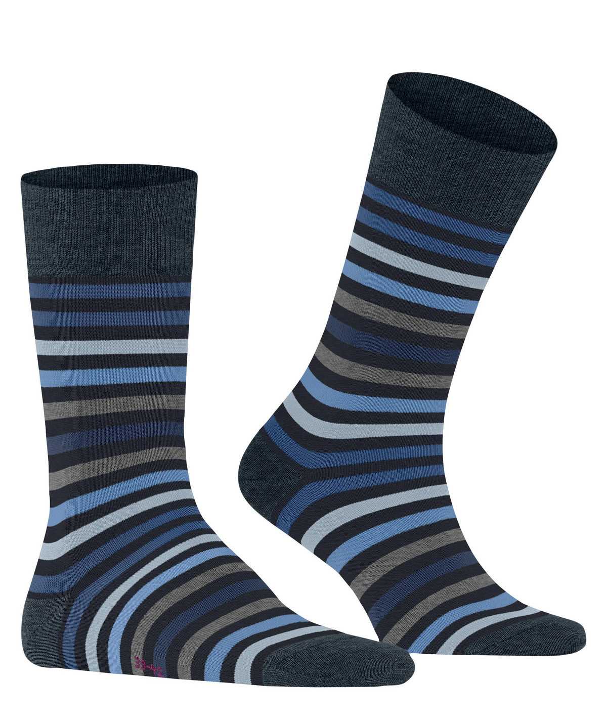 Falke Tinted Stripe Socks Zokni Férfi Kék | QDBO-36914