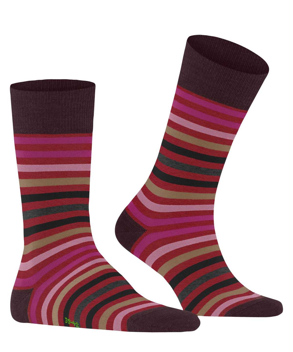 Falke Tinted Stripe Socks Zokni Férfi Piros | OQMH-65478