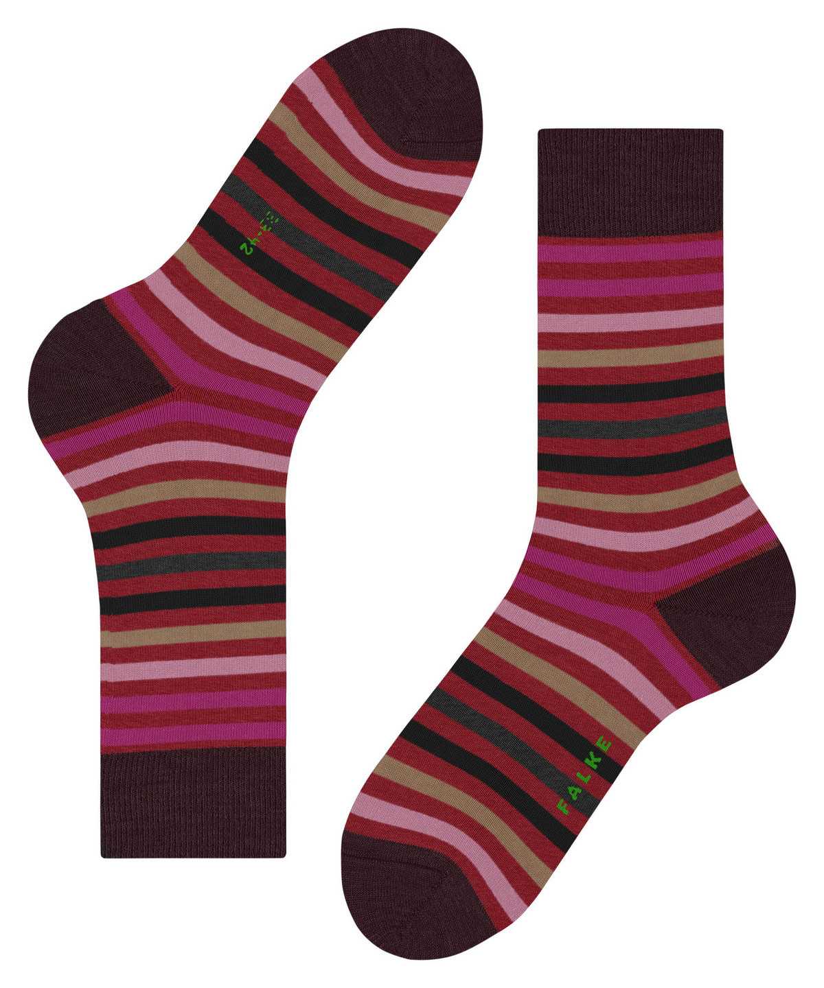 Falke Tinted Stripe Socks Zokni Férfi Piros | OQMH-65478