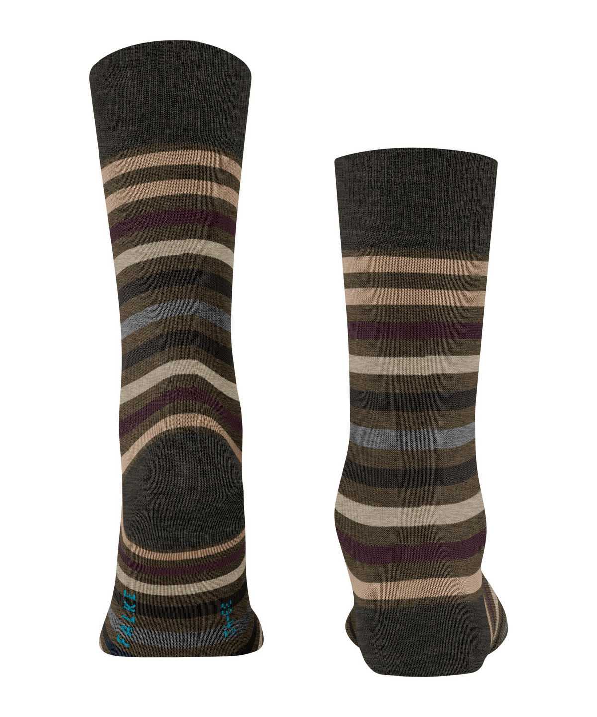 Falke Tinted Stripe Socks Zokni Férfi Zöld | LUEC-83514