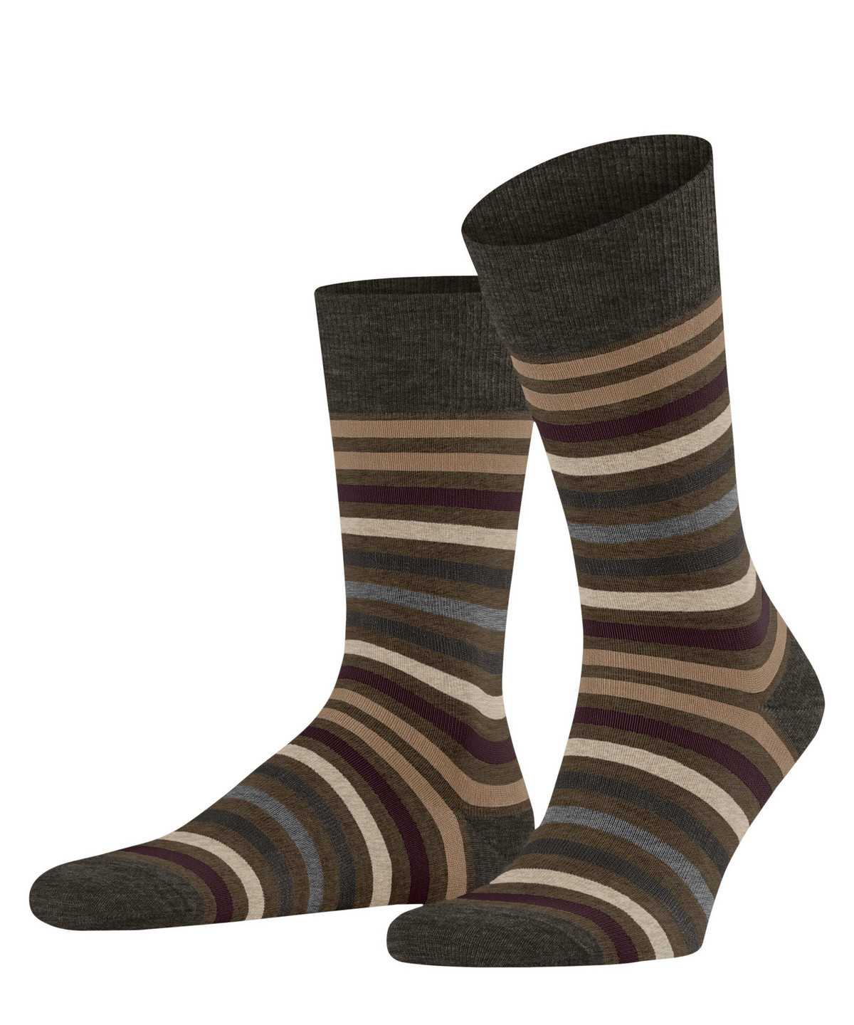 Falke Tinted Stripe Socks Zokni Férfi Zöld | LUEC-83514