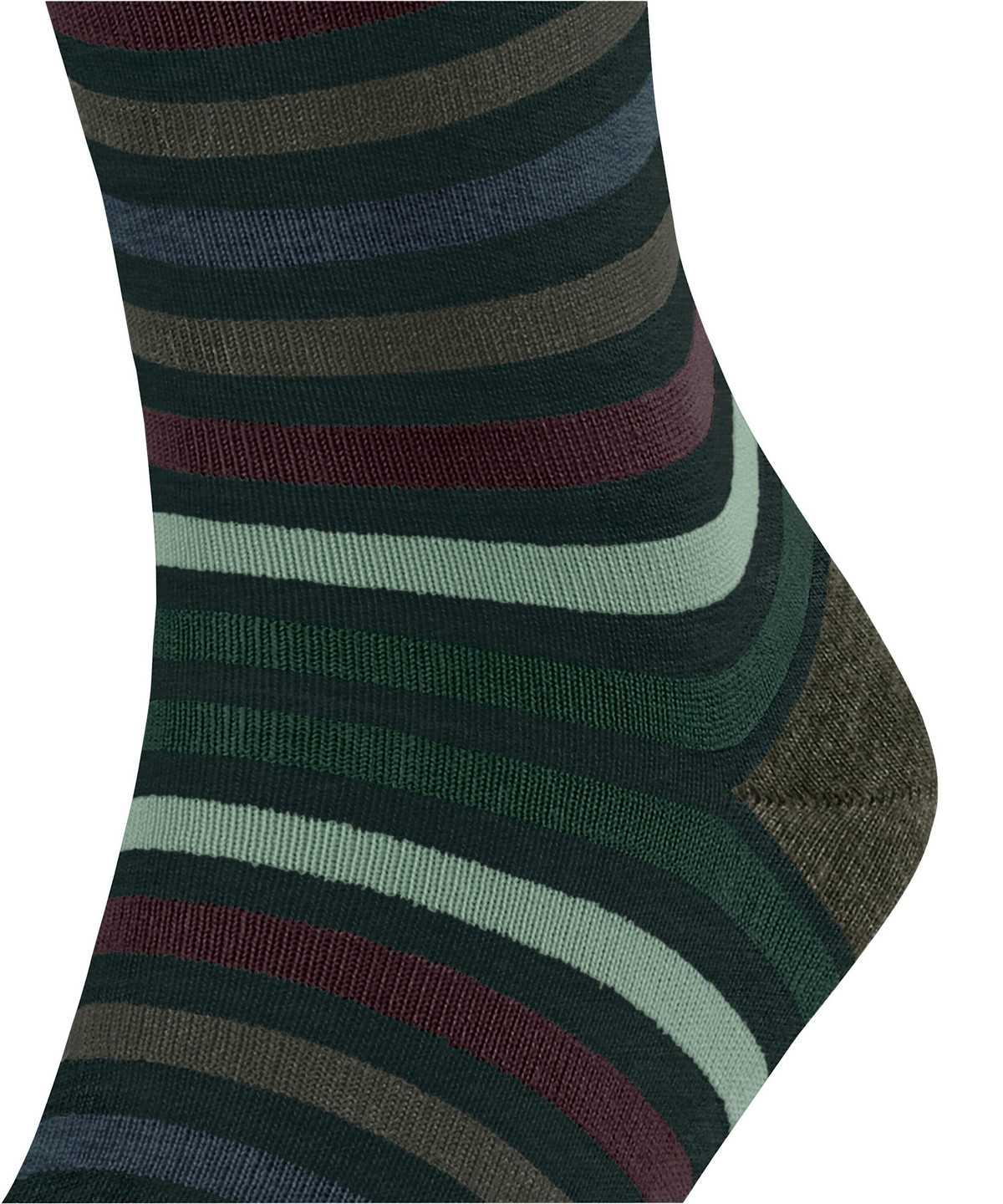 Falke Tinted Stripe Socks Zokni Férfi Zöld | KBAG-41987