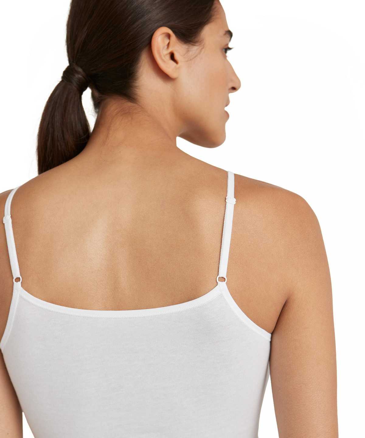 Falke Top Daily Natural Bras & Tops Női Fehér | VKOP-59241