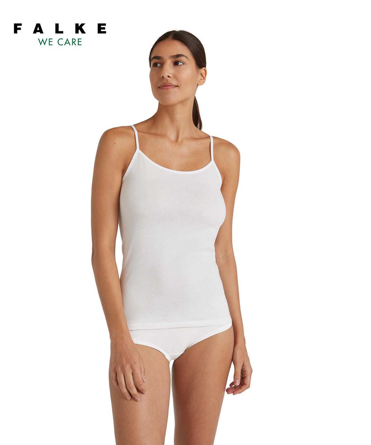 Falke Top Daily Natural Bras & Tops Női Fehér | VKOP-59241