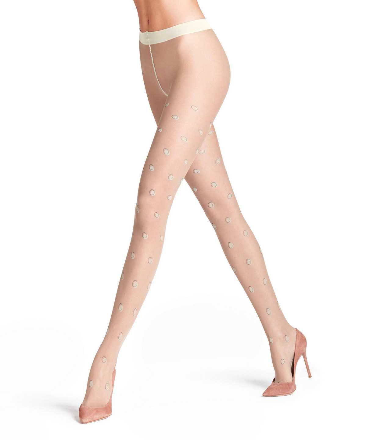 Falke Top Dot 20 DEN Tights Tights Női Bézs | UCBR-85346