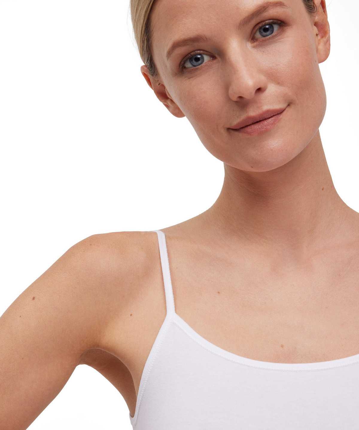 Falke Top Round-neck Daily Climate Control Bras & Tops Női Fehér | FCAT-20876