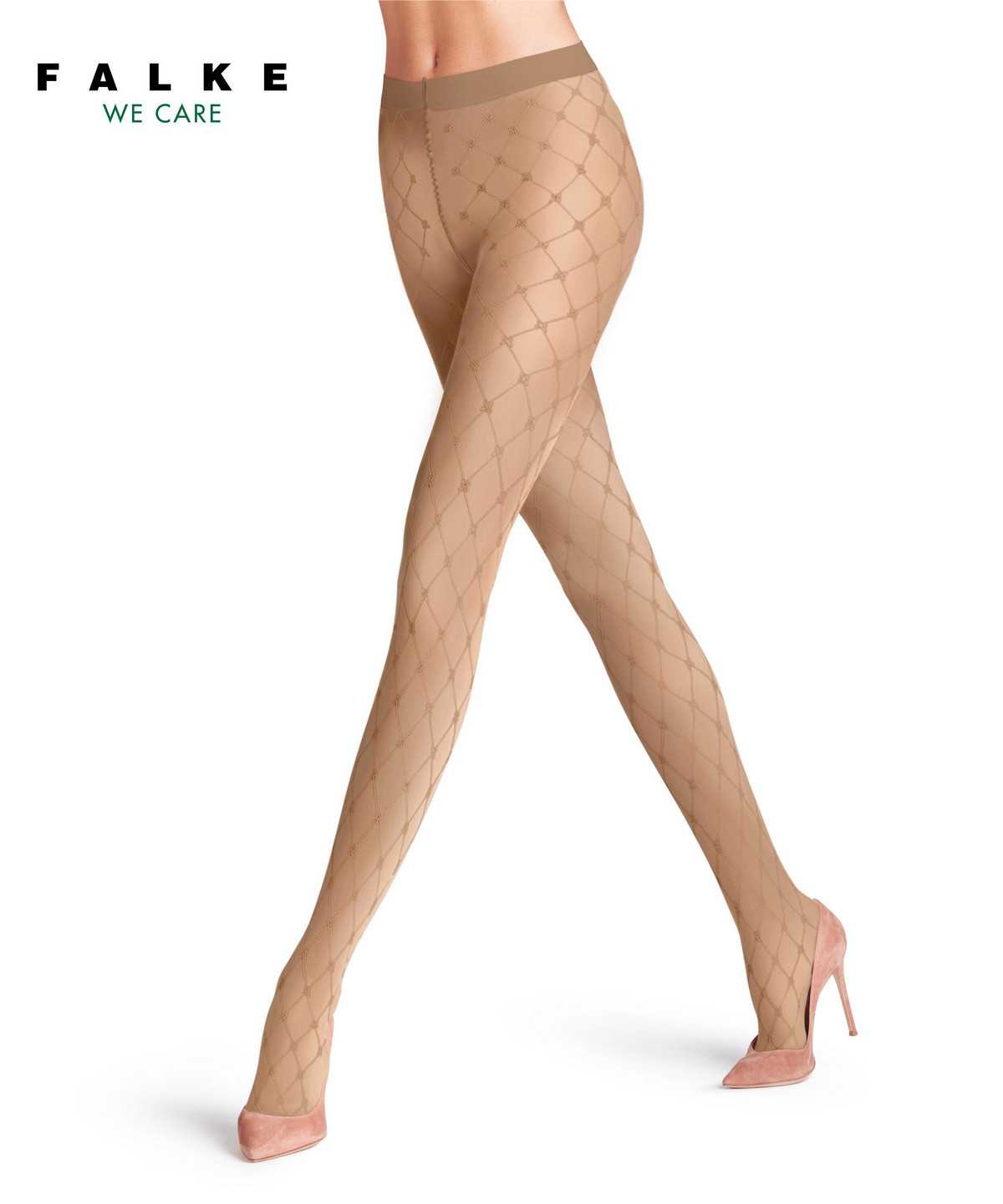 Falke Twisted Story 20 DEN Tights Tights Női Bézs | BLIQ-69815