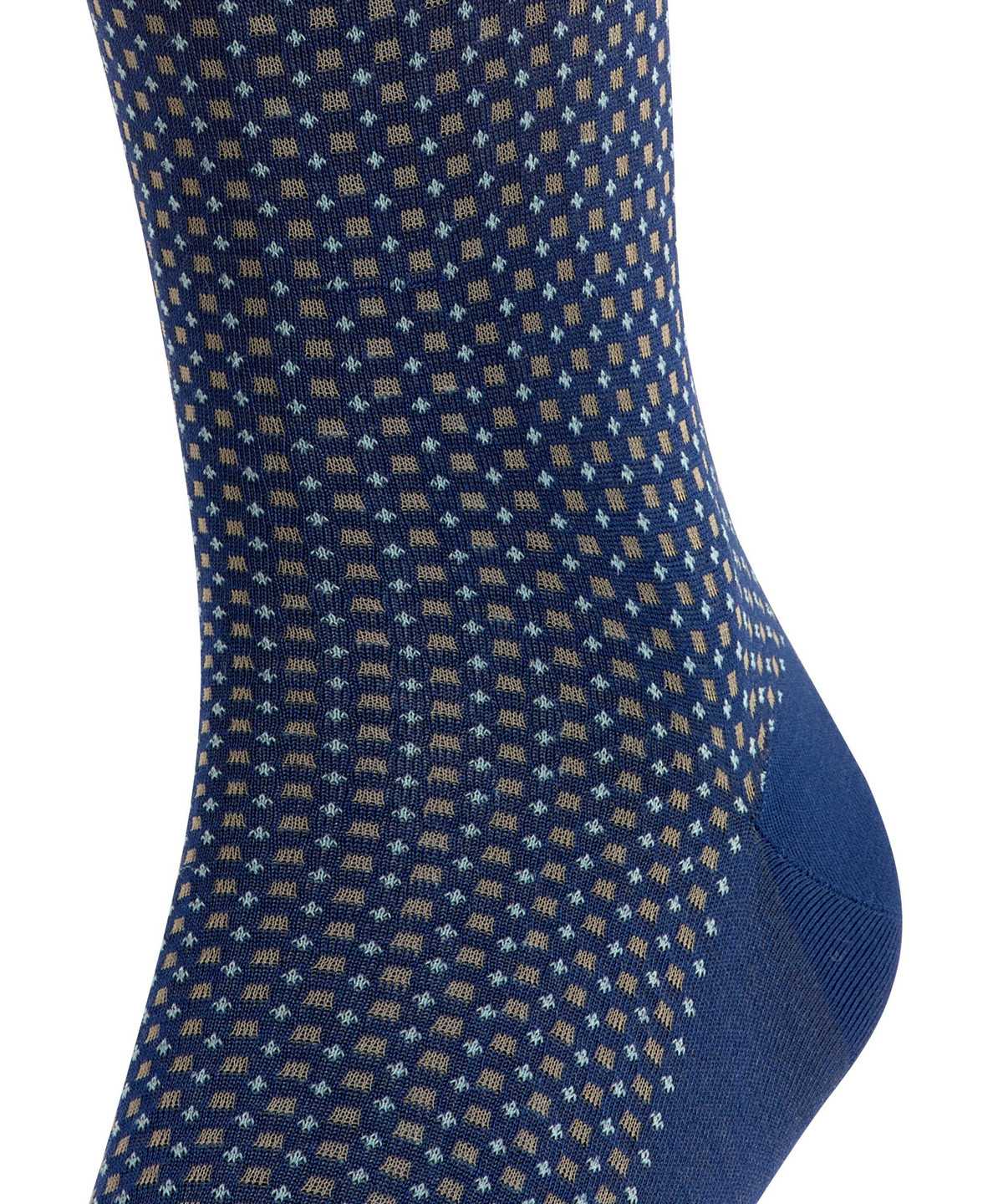 Falke Uptown Tie Knee-high Socks Zokni Férfi Kék | SUND-42835