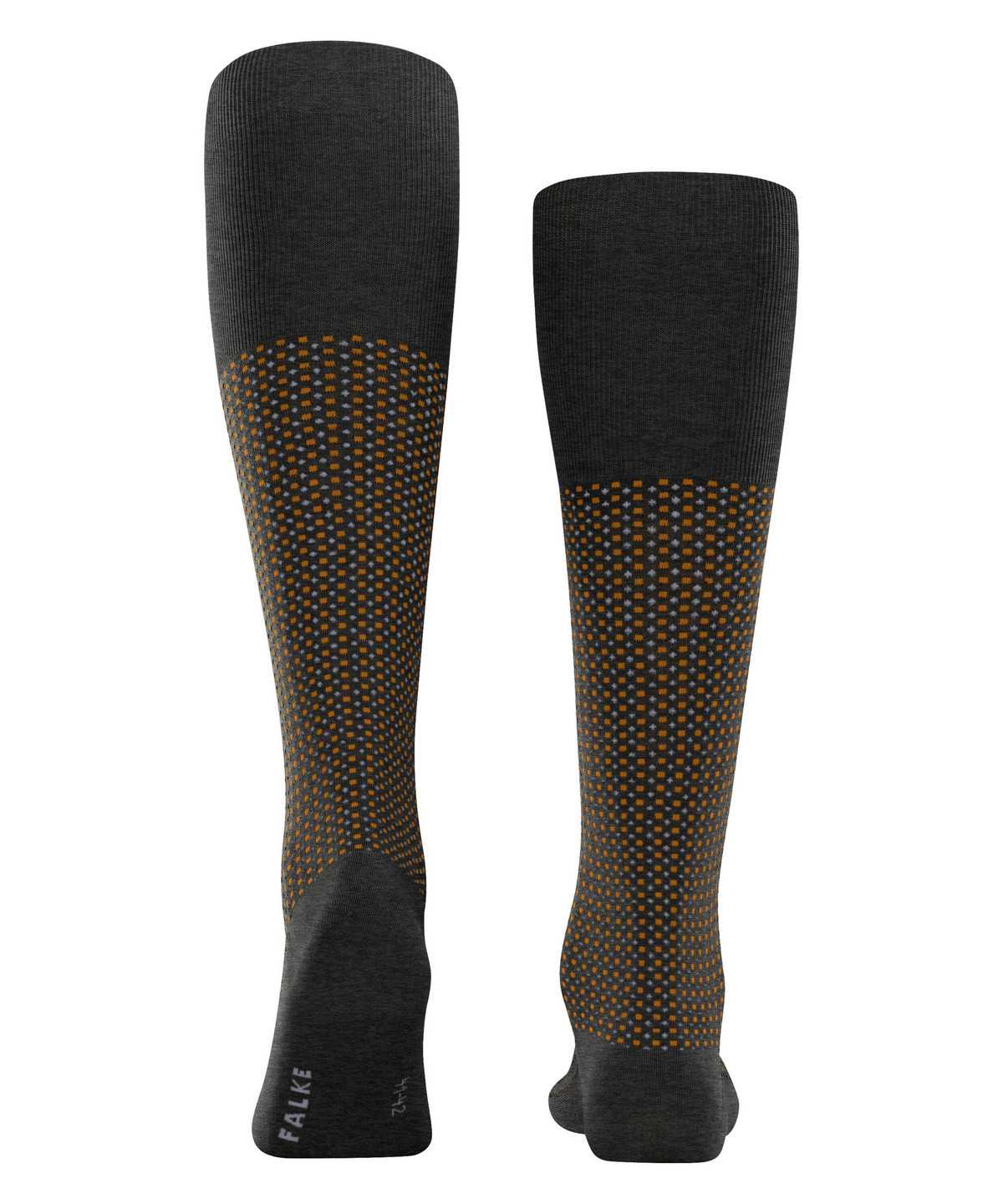 Falke Uptown Tie Knee-high Socks Zokni Férfi Szürke | ZVQB-78302